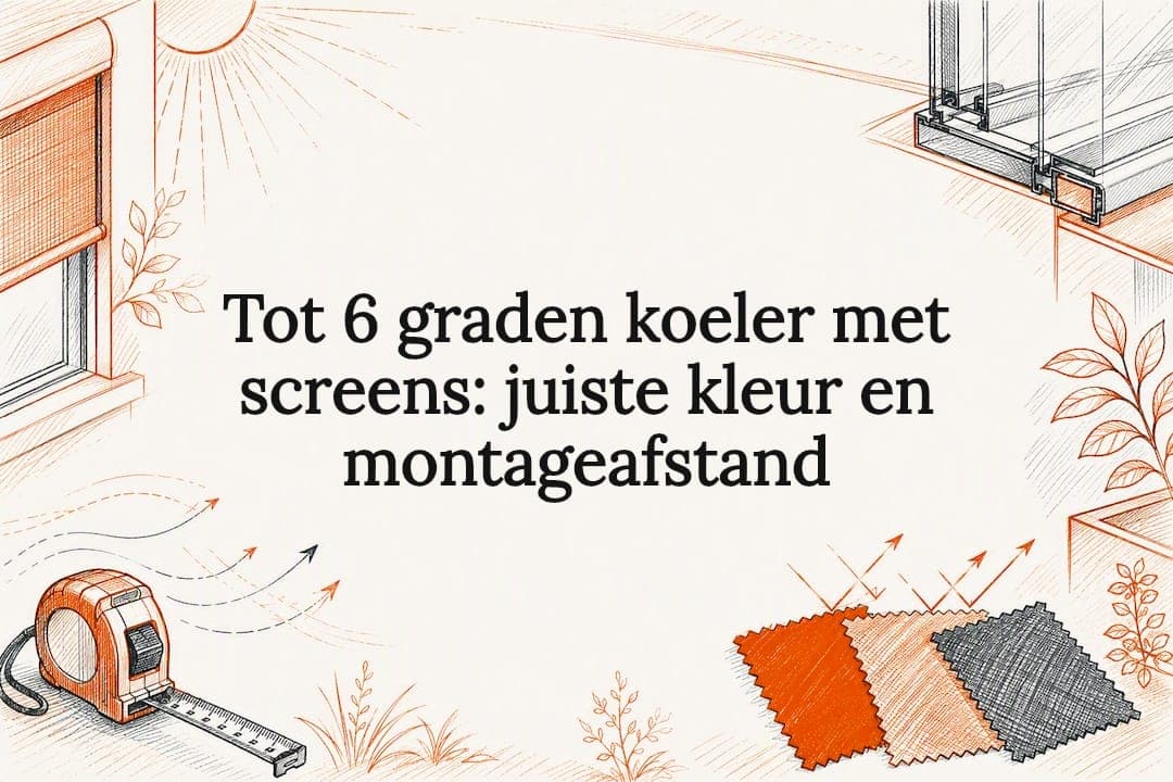 Tot 6 graden koeler met screens: juiste kleur en montageafstand